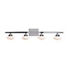 Foto para 4w (4 x 1) 1600lm 30k Atomiser SSL Dedicated LED Damp Location Chrome Opal 4-Light Dimmable LED Vanity