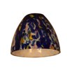 Foto para Fire Blue Glass Shade 4.4"Ø5"