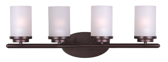 Foto para Corona 4-Light Bath Vanity OI Frosted Frosted Glass MB Incandescent Incandescent