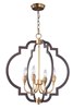 Foto para Crest 4-Light Chandelier OIAB CA Incandescent E12 Incandescent (OA HT 27.75"-64.75") (CAN 5"x5"x1.25")36" Chain