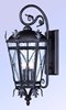 Foto para Canterbury DC Wall Lantern Wet AT Seedy Glass CA Incandescent E12 Incandescent 9.5"x22.5"