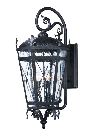 Foto para Canterbury DC Wall Lantern Wet AT Seedy Glass CA Incandescent E12 Incandescent 14.5"x33"