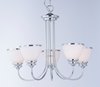 Foto para Novus 5-Light Chandelier PC Satin White Opal Glass MB Incandescent Incandescent (CAN 5"x5"x0.8")36" Chain