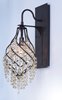 Foto para Twirl 1-Light Wall Sconce OI Cognac CRYSTAL CA Incandescent Incandescent