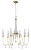 Foto para Claymore 6-Light Chandelier CSTGL CA Incandescent E12 Incandescent 36" Chain