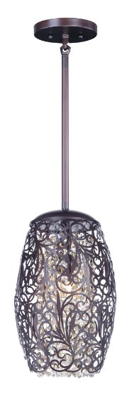 Foto para Arabesque 1-Light Mini Pendant OI Cognac G9 Clear Xenon Xenon (OA HT 55")