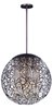 Foto para Arabesque 9-Light Pendant OI Cognac G9 Clear Xenon Xenon 23"x23"x22" (OA HT 66")