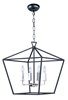 Foto para Abode 4-Light Chandelier TXBPN CA Incandescent E12 Incandescent 17.75"x17.75"x20.75" 36" Chain