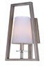 Foto para Swing 1-Light Wall Sconce PD White Opal Glass CA Incandescent E12 Incandescent