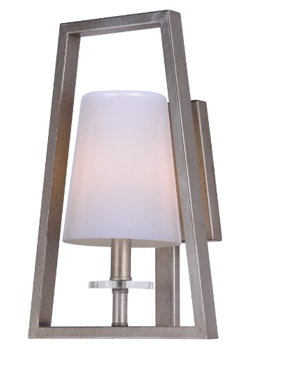 Foto para Swing 1-Light Wall Sconce PD White Opal Glass CA Incandescent E12 Incandescent