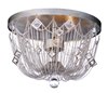 Foto para Alessandra 3-Light Flush Mount SM CA Incandescent E12 Incandescent (CAN 14.75"x14.75"x1")