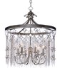 Foto para Alessandra 6-Light Chandelier SM CA Incandescent E12 Incandescent (CAN 5.5"x5.5"x1")72" Chain