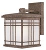 Foto para Sienna 1-Light Small Outdoor Wall ET Frosted Seedy MB Incandescent