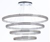 Foto para Eternity LED 4 Tier 60" Chandelier PC Beveled Crystal CRYSTAL PCB LED (OA HT 59"-177") (CAN 11.75"x11.75"x1.75")