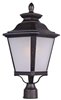 Foto para Knoxville LED Outdoor Pole/Post Lantern BZ Frosted Seedy