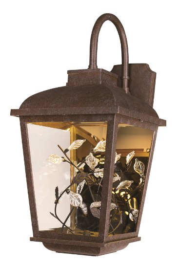 Foto para Arbor LED 1-Light Outdoor Wall Lantern AE Clear Clear Glass PCB LED 11"x23.5"