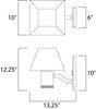 Foto para Pavilion LED Outdoor Post Mount ABZ Clear Clear Acrylic PCB LED