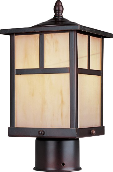 Foto para Coldwater LED 1-Light Outdoor Pole/Post Lantern BU Honey