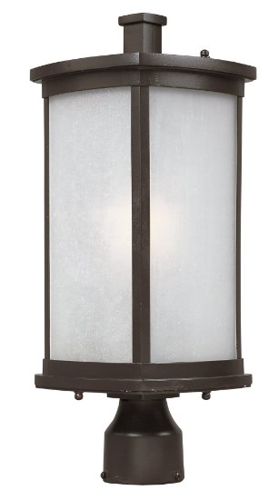 Foto para Terrace EE 1-Light Medium Outdoor Post BZ Frosted Seedy GU24 Fluorescent Fluorescent