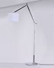 Foto para Hotel LED 1-Light Floor Lamp PC Wafer Linen MB LED 49.25"x11.75"x48" (OA HT 78.75")