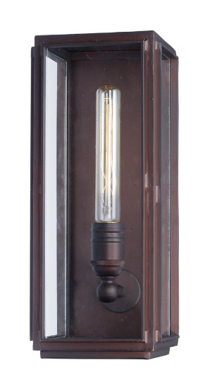 Foto para Pasadena 1-Light Outdoor Wall Lantern OI Clear MB Incandescent Incandescent 5.75"x14.25"