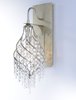 Foto para Twirl 1-Light Wall Sconce GS Beveled Crystal Crystal CA Incandescent Incandescent