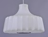 Foto para Cocoon 1-Light Pendant PC Imitation Silk MB Incandescent Incandescent 15.25"x15.25"x11" (OA HT 131")