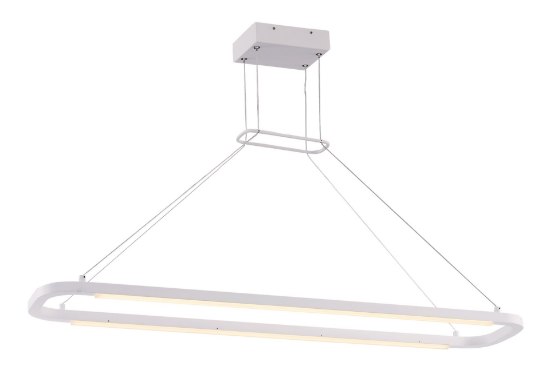 Foto para 19.5W Jibe LED Pendant MW Acrylic PCB LED (OA HT 19.75"-122.75") (CAN 9.8"x5.9"x1.8")