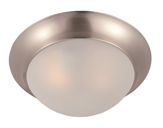 Foto para Essentials - 5850-Flush Mount SN Frosted Glass MB Incandescent Incandescent