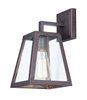 Foto para Pasadena 1-Light Outdoor Wall Lantern OI Clear Glass MB Incandescent Incandescent 6.5"x11.5"