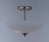 Foto para Taylor 2-Light Semi-Flush Mount SN Satin White Opal Glass MB Incandescent Incandescent (CAN 5"x5"x1")