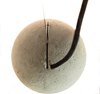 Foto para Crete 1-Light Pendant PC Concrete GU10 LED 8"x8"x7" (OA HT 8"-126.5") (CAN 4.72"x4.72"x0.98")