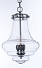 Foto para Retro 3-Light Pendant PN Clear Glass CA Incandescent E12 Incandescent (OA HT 23.5"-83") (CAN 5"x5"x0.75")36" Chain