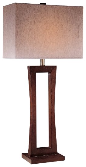 Foto para 100w SW 1 Light Table Lamp Metropolitan Cherry