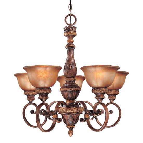 Foto para SW 5 Light Chandelier Illuminati Bronze