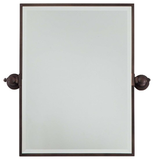 Foto para SW Rectangle Mirror - Beveled Dark Brushed Bronze (Plated) Excavation Glass