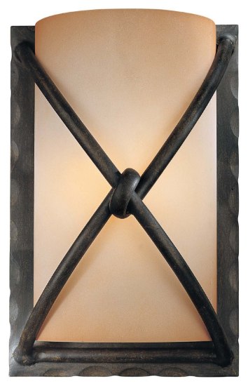 Foto para 60w SW 1 Light Wall Sconce Aspen Bronze Rustic Scavo