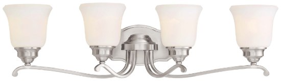 Foto para 100w SW 4 Light Bath Brushed Nickel Clear