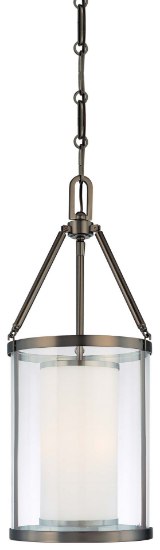 Foto para 60w SW 3 Light Pendant Harvard Court Bronze (Plated) Clear