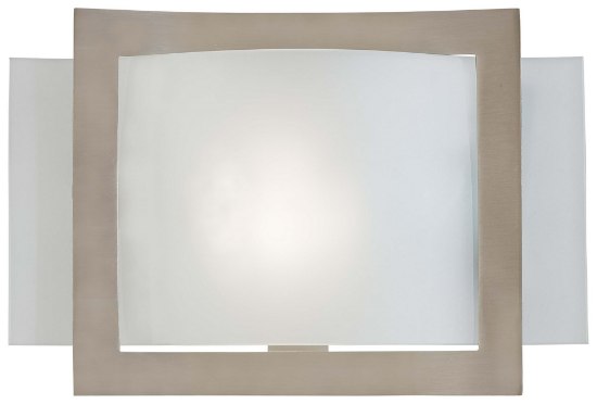 Foto para 13w SW 1 Light Wall Sconce Brushed Nickel Etched