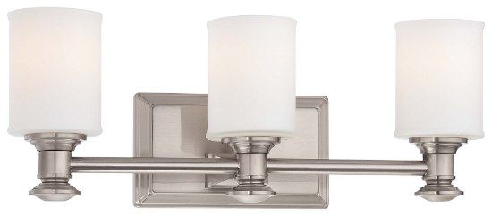 Foto para 100w SW 3 Light Bath Brushed Nickel