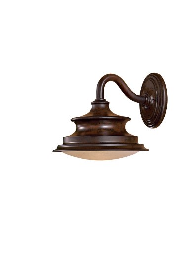 Foto para 13w SW 1 Light Wall Mount Windsor Rust White Double French Scavo