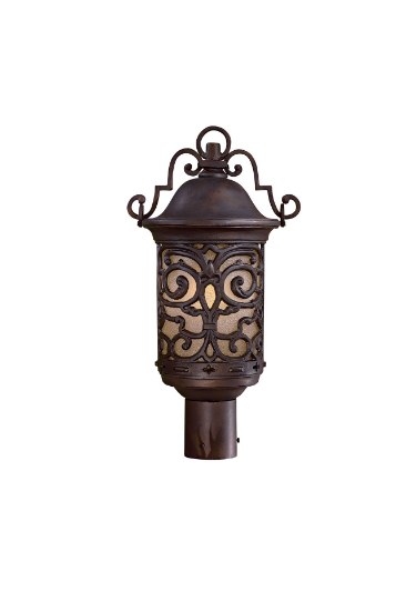 Foto para 13w SW 1 Lt Outdoor Post Mount Chelesa Bronze Double French Scavo