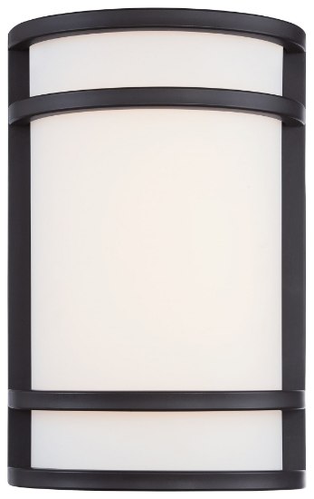 Foto para 19w SW Ac Led Pocket Lantern Oil Rubbed Bronze Etched Opal Glass