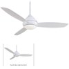 Foto para 159.7w SW 58In Concept I Wet Ceiling Fan Brushed Nickel Wet Opal