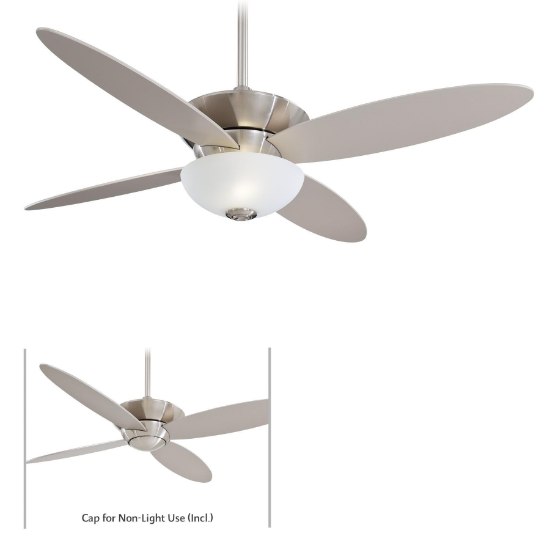 Foto para 84.45w SW Zen Fan-52In Brushed Nickel White Frosted