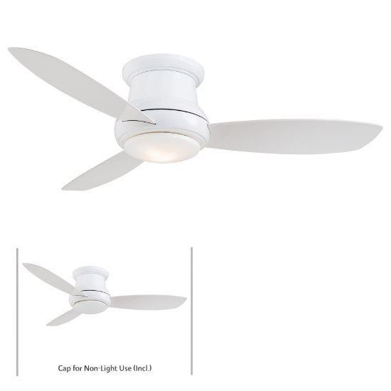 Foto para 143.7w SW Flush Mount Ceiling Fan White