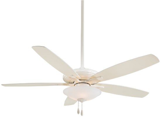 Foto para 125.7w SW 52In Mojo Ceiling Fan 2014 Bone White Frosted White