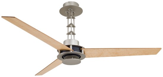 Foto para 77w SW San Francisco Fan-56In Brushed Steel W/ Chrome