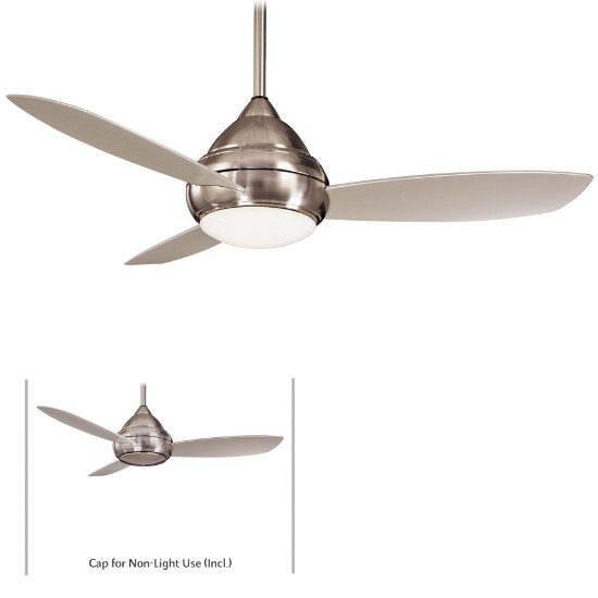 Foto para 152w SW Concept I Wet Fan-52In Brushed Nickel Wet White Opal